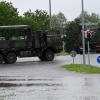 Die anhaltenden Regenfälle sorgen im Landkreis Aichach-Friedberg für Überschwemmungen. Feuerwehren sind im Dauereinsatz.