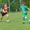 Maihingens Spielerin Jana Ernst im Spiel gegen den TSV Burgau.