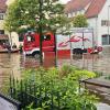 Wertingen stand wegen des extremen Hochwassers der Zusam am Sonntag unter Wasser. Das von der Stadt geforderte Hochwasser-Rückhaltebecken wurde bisher nicht umgesetzt. 