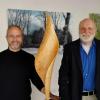 "Von Bäumen und Menschen" heißt die Ausstellung von Markus Brinker (links) und Michael Bahr im Salon des Mindelheimer Kunstvereins.