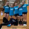 Die U13-Volleyballerinnen des VSC Donauwörth sind Bezirksmeister. (Von links) Emma Johnson, Lilian Aho, Anelia Ruff, Liv Felder und Elena Faber. 