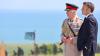 80. Jahrestag des "D-Day": Der britische König Charles und  Emmanuel Macron gedachten der Befreiungsaktion der Alliierten gegen Nazideutschland.