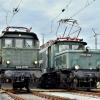 Historische Loks wie diese  Krokodil-Lokomotive  E 94 088  kann man im Bahnpark bewundern.