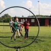 Quidditch ist eine der kurioseren Sportarten, die man in Augsburg ausüben kann. Hier sieht man das Training der Augsburg Owls in Haunstetten.