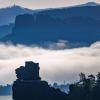 Caspar David Friedrich ließ sich im Elbsandsteingebirge für seine Zeichnungen inspirieren.