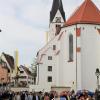 Nach dem Gottesdienst führte der Festzug ins Pfarrheim in Gundelfingen.