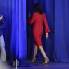Nikki Haley, republikanische Präsidentschaftskandidatin, verlässt nach ihrer Rede eine Pressekonferenz. Die Republikanerin zieht sich aus dem parteiinternen Rennen um die US-Präsidentschaftskandidatur zurück. 