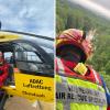 Mit dem Hubschrauber wurde eine 32-Jährige im Silberwald bei Neu-Ulm aus einer Baumkrone gerettet.