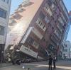 In Hualien im Osten Taiwans sind Gebäude teilweise eingestürzt.