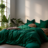 COZY HEAVEN Bettwäsche in der Farbe "Royal Green"
