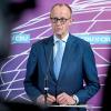 Friedrich Merz, CDU-Bundesvorsitzender und Fraktionsvorsitzender der CDU/CSU-Fraktion im Bundestag, spricht.