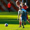 Steht mit seiner Mannschaft vor richtungsweisenden Begegnungen und Wochen: Michael Beck (vorne), Spielertrainer des Kreisklassisten SV Grasheim. Foto: Daniel Worsch