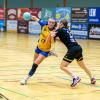 Die Handballerinnen des TSV Schwabmünchen  (im Bild Luisa Merkle) gewannen ihr letzte Playoff-Heimspiel souverän.