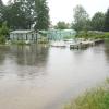 Beim Hochwasser im Wittelsbacher Land Anfang Juni wurden auch die Heimgärten in Ecknach (Stadt Aichach) überflutet. 