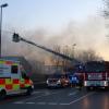 Am Sonntag wurde die Feuerwehr gegen 17 Uhr alarmiert. Die Polizei schließt auf Nachfrage der Redaktion einen Brandanschlag aus.