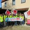 Rund 120 Beschäftigte der Druckerei C.H. Beck in Nördlingen folgten einem Streikaufruf von Verdi. 