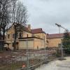 Im ehemaligen Biergarten des Ochsen wurden jetzt zwei Kastanien gefällt.