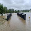 Eindrücke vom Hochwasser in Fischach.