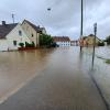 Eindrücke vom Hochwasser in Fischach.