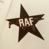 Ein Symbold der RAF auf einem Schreiben der Rote Armee Fraktion (RAF).