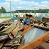 Die Container am Sportplatz in Rinnenthal sind schon nach wenigen Stunden voll.