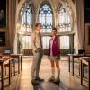 James Beaufort (Damian Hardung) und Ruby Bell (Harriet Herbig-Matten) in der Kulisse der Amazon-Serie "Maxton Hall".