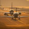 Flugzeuge auf dem Flughafen Frankfurt: Zum 1. Mai steigt die Ticketsteuer je nach Entfernung.