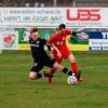 Heimspiel vor der Brust: Tobias Kruber (rechts), hier gegen Friedbergs Niklas Ohnemus, empfängt mit dem FC Rennertshofen den BC Adelzhausen. Foto: Daniel Worsch 