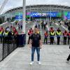 Daniel Pietta vor dem „neuen“ Wembley-Stadion in London. Foto: Pietta