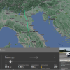 Laut "Flightradar24" befand sich die Cessna auf dem Flug von Rom, als der Kontakt zu der Maschine abbrach.