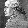 Der Philosoph Immanuel Kant ("Kritik der reinen Vernunft") in einer zeitgenössischen Darstellung. Er wurde am 22. April 1724 in Königsberg geboren und starb am 12. Februar 1804.
