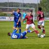 Sascha Tesic (am Ball) und der FC Affing unterlagen im Lechrain-Derby zuhause gegen den SSV Alsmoos-Petersdorf.