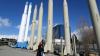Dauerausstellung von im Iran produzierten Raketen und Satellitenträgern in einem Erholungsgebiet im Norden Teherans.