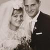 Das Ehepaar vor 60 Jahren: Die Hochzeit war in Ichenhausen.