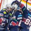 Die Eisbären Berlin feierten den dritten Sieg der Halbfinalserie.