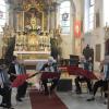 Das Akkordeon-Ensemble um Hannelore Heim beeindruckte beim Jubiläumskonzert in der Gebenhofener Pfarrkirche.  