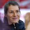 Berlins Co-Trainerin Marie-Louise Eta lächelt.