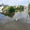 Das Hochwasser hatte im Juni ganz Zusum überflutet. Viele Menschen wurden um ihr Hab und Gut gebracht.