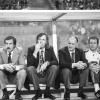 Luis César Menotti (2. von links), Argentiniens Fußball-Weltmeister-Trainer von 1978, ist im Alter von 85 Jahren gestorben. 