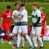 Bernhard Rembold, Denisz Totz und Johannes Hauf hatten am Ende gut lachen. Die Gundelfinger U23 gewann gegen Rains Zweite mit 6:4. 