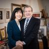 Altkanzler Gerhard Schröder heiratete 2018 die Dolmetscherin und Übersetzerin Soyeon Kim.