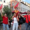 Die Eindrücke aus Augsburg: So feierten die türkischen Fans das 3:1 gegen Georgien.