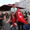 Die Eindrücke aus Augsburg: So feierten die türkischen Fans das 3:1 gegen Georgien.