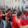 Die Eindrücke aus Augsburg: So feierten die türkischen Fans das 3:1 gegen Georgien.