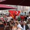 Die Eindrücke aus Augsburg: So feierten die türkischen Fans das 3:1 gegen Georgien.