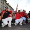 Die Eindrücke aus Augsburg: So feierten die türkischen Fans das 3:1 gegen Georgien.