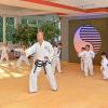 Twin-Taekwondo-Großmeister Carsten Neumann trainiert auch mit seiner Kindergruppe fleißig für das Benefizturnier. 