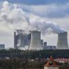 Das Braunkohlekraftwerk Schwarze Pumpe der Lausitz Energie Bergbau AG (LEAG) im Landkreis Spree-Neiße.