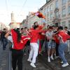 Die Eindrücke aus Augsburg: So feierten die türkischen Fans das 3:1 gegen Georgien.