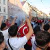 Die Eindrücke aus Augsburg: So feierten die türkischen Fans das 3:1 gegen Georgien.